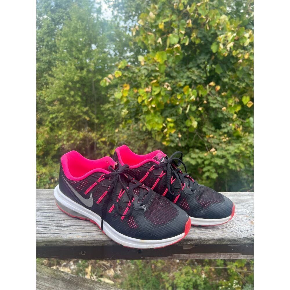 Nike Air Max Dynasty (GS) Black/Metallic Silver/Hypr Pink-Wolf Gray Sz 6.5 8202